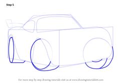 how to draw a cartoon car from the movie cars 3 step by step drawing instructions