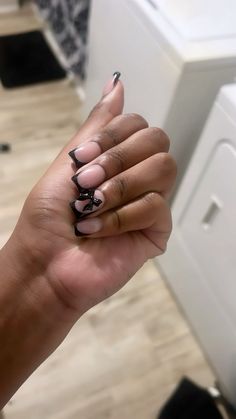 Black French, Good Quotes For Instagram, Fire Nails, Nails Inspo, Best Acrylic Nails, Nails Ideas, Acrylic Nail Designs, Nails Inspiration