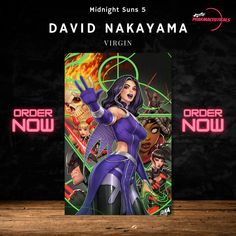 the cover to midnight sun's upcoming comic series, david nakyama virgin