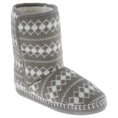 Ladies Grey Diamond Knit Slipper Boot  Cozy up with a pair of Capelli New York Indoor Slippers! We offer an assortment of furry fun designs and comfortable but fashionable exclusive styles. From stay at home slip-ons to the latest trendy boots, our Capelli New York Indoor Slippers will keep your feet warm all season lo Girls Clogs, Novelty Sunglasses, Sneakers And Socks, Indoor Slippers, Trendy Boots, Clog Slippers, Aqua Shoes, Baby Hair Accessories, Socks Sneakers