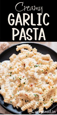 garlic pasta in cream sauce Side Dishes With Heavy Cream, Creamy Pasta Without Cheese, White Creamy Pasta Recipes, Warm Pasta Side Dishes, Alouette Garlic Herb Cheese Pasta, Cheese Garlic Pasta, Herb Pasta Recipe, Sour Cream Pasta, Parmesan Pasta Salad