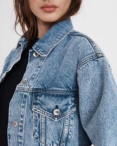 The bigger the better… this is a classic oversized jacket that fits you better than your dad's and simultaneously manages to flatter. Cut from a rigid denim in a light indigo wash for the ultimate big denim jacket. rag & bone Women's Oversized Fit Jacket | Calypso, 2XS Classic Medium Wash Rigid Denim Jacket, Classic Oversized Denim Jacket, Light Wash Relaxed Fit Denim Jacket In Recycled Denim, Light Wash Relaxed Fit Recycled Denim Jacket, Relaxed Fit Light Wash Recycled Denim Jacket, Everyday Medium Wash Recycled Denim Jacket, Oversized Medium Wash Recycled Denim Jacket, Everyday Light Wash Denim Jacket, Oversized Washed Classic Denim Jacket