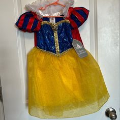 Nwt Snow White Dress. Purchased At Walt Disney World Aurora Sleeping Beauty Dress, Jessie Halloween Costume, Rapunzel Dress Up, Duck Halloween Costume, Disney Descendants Costume, Mickey Mouse Halloween Costume, Fawn Costume, Ariel Halloween Costume, Merida Costume