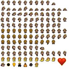 an image of many different emotes in the style of super mario bros characters