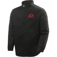 PRICES MAY VARY. Size: Large Soft, lightweight, and breathable cotton Snap front and wrist closure Relaxed full cut fit Flame retardant This Steiner Pro-Series Weldlite Flame-Retardant Cotton Welding Jacket has a relaxed fit design that offers exceptional comfort for all-day wearability. The jacket provides light welding protection from light sparks and maintains its flame resistance for up to 50 home or 25 commercial washings. Meets ASTM D6413-10 standards. Black. L Welding Clothes, Welding Jackets, Black Fr, Protective Clothing, Work Jackets, Flame Retardant, Personal Protective Equipment, Mandarin Collar, Black Cotton