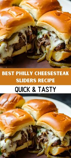 the best philly cheese steak sliders recipe