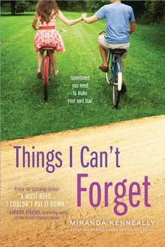 the book cover for things i can't forget about