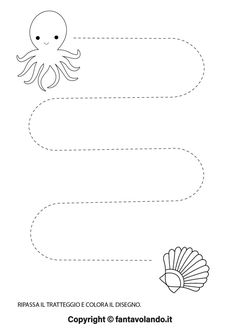 the letter s is for octopus coloring page with an image of an octopus on it