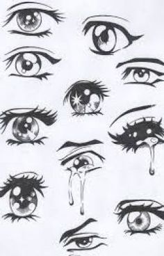 an image of eyes drawn on paper