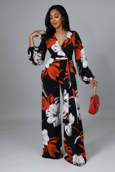 Long Sleeve Jumpsuits, Elegant Jumpsuit, Romper Long Pants, Jumpsuit For Women, Floral Print Jumpsuit, Jumpsuit Elegant