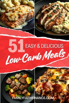 five easy and delicious low carb meals