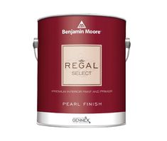 a red paint with the words regal select on it