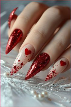 Explore captivating Valentine's Day nail ideas for a romantic touch. Discover trendy nail art inspiration perfect for expressing love and style. Romantic Nails Designs, Lip Nails, Uñas Aesthetic, Polka Dot Nail Designs, Dot Nail Designs, Gold Nail Art, Romantic Nails, Expressing Love, Heart Nail Art