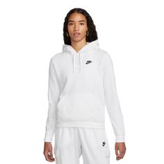 Bright White / Brand New Only Flaw Is Small Coffee Looking Spots On Hood. No Pilling On The Inside Or Out Oversized White Hoodie, White Nike Sweatshirt, White Nike Hoodie, Nike Crewneck Sweatshirt, Grey Nike Hoodie, Nike Quarter Zip, Layered Hoodie, Nike Sportswear Club Fleece, Nike Sweatshirts