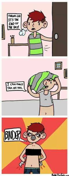 two comics with the same person holding up a pillow in front of their face and another cartoon