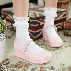 Heels:Approx 5cm Platform:Approx 2cm Upper Material:Pu Leather Outsole:Rubber If your foot is a little wide and fat, we suggest you choose 1 size larger, pls measure your foot length and choose a correct size. Thank you! Size Chart: Euro/CN 34 = foot length 21.5-22cm (Foot width=8-8.5cm) Euro/CN 35 = foot length 22-22.5cm (Foot width=8.5cm) Euro/CN 36 = foot length 22.5-23cm (Foot width=8.5-9cm Euro/CN 37 = foot length 23-23.5cm (Foot width=9cm) Euro/CN 38 = foot length 23.5-24m (Foot width=9-9. Spring Cute Mary Janes With Round Toe, Cute Mary Janes With Round Toe For Spring, Cute Spring Mary Janes With Round Toe, Cute Flat Heel Mary Janes For Spring, Pink Round Toe Mary Janes For Spring, Spring Casual Ankle-high Mary Janes, Casual Ankle-high Mary Janes For Spring, Pink Flat Heel Mary Janes For Spring, Cute Pink Mary Janes For Spring