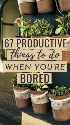 What To Do When Bored, Productive Things To Do, Good Time Management, Boring Life, Vie Motivation, Things To Do When Bored, Time Management Skills, Get My Life Together, Easy Family Meals