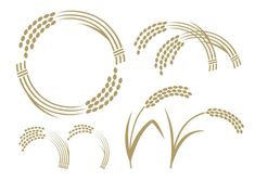 an image of some grain symbols on a white background