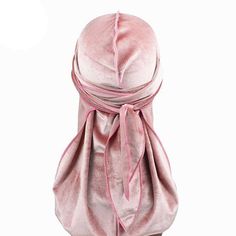 Pink Luxury Shiny Velvet Durag - Taelor Boutique Velvet Durag, Pink Luxury, Velvet Style, Headband Men, Type 4 Hair, Bandana Headband, Velvet Fashion, Pink Velvet, Afro Hairstyles