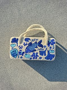 Hand-Beaded Chinoiserie Bag (Pre-order) Hand Beaded Bag, Silk Bag, Embroidery Bags, Statement Bag, Beaded Bags, Hand Beading, Zip Top, Beaded Embroidery, Chinoiserie