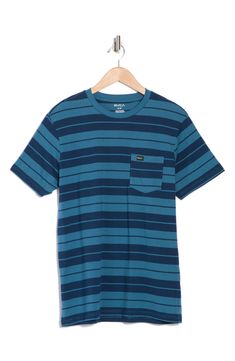 Bold stripes bring big energy to a T-shirt made for playing or relaxing in the comfort of soft, breathable cotton. Crewneck Short sleeves 100% cotton Machine wash, tumble dry Imported Casual Cotton T-shirt With Contrast Stripes, Everyday Crew Neck T-shirt With Vertical Stripes, Blue Cotton T-shirt With Contrast Stripes, Everyday Horizontal Stripe Short Sleeve T-shirt, Casual Short Sleeve T-shirt With Vertical Stripes, Sporty Cotton Tops With Vertical Stripes, Blue Cotton Top With Contrast Stripes, Casual Cotton Tops With Vertical Stripes, Relaxed Fit Cotton T-shirt With Contrast Stripes