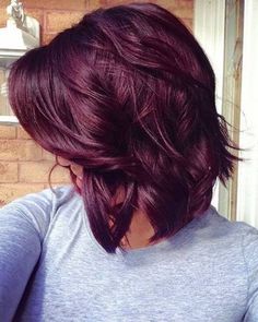 Red Violet Hair Color, Violet Hair Colors, Pony Tails, Violet Hair