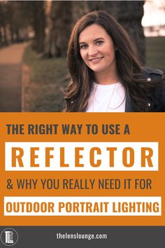 the right way to use a reflector and why you really need it for outdoor portrait lighting