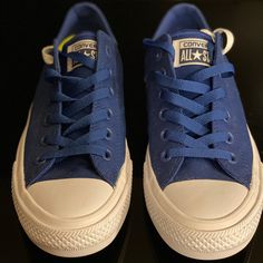 Brand Never, Never Worn Royal Blue Chuck Taylor’s. Men’s 6.5/ Women’s 8.5 Blue Suede Sneakers With Vulcanized Sole, Blue Suede Sneakers With Perforated Toe Box, Blue Suede Casual Sneakers, Grey High Top Converse, Converse Jack Purcell, Never Never, Leather Converse, Men's Converse, Shoes Converse