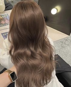 Honey Milk Tea Brown Hair, Korean Honey Brown Hair, Honey Tea Brown Hair Color Korean, Milktea Brown Hair Color, Milk Tea Brown Hair Color Korean, Light Brown Korean Hair Color, Milk Tea Brown Hair, Ashy Brown Hair, Winter Hair Care