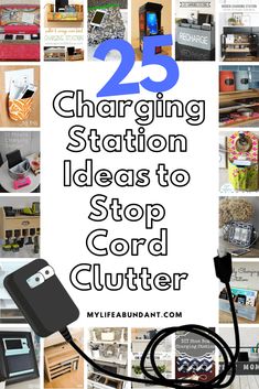 the top 25 charging station ideas to stop cord clutter in your home or office