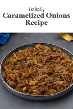 Caramelised Onions, Culinary Techniques, Cooking Cookies, Condiment Recipes, Fried Onions, Deep Brown