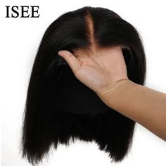 ISEE Hair Wear Go Human Hair Wigs Pre Cut PrePlucked Bone Straight Bob Wigs Transparent 4X4 Lace Front Glueless Wig Ready To Go - AliExpress 200165144 Isee Hair, Straight Bob, Hair Wear, Hd Lace, Bob Wigs, Lace Closure, Hair Wigs, Human Hair Wigs, Wig Hairstyles