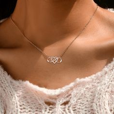 If you're looking for a beautiful and meaningful way to show the eternal love you have for your daughter, this necklace is a perfect choice. The necklace is intricately designed with an infinity symbol, representing the never-ending love between a mother and her daughter. Whether you wear it as a daily reminder of your special bond or give it to your daughter as a gift, this necklace is sure to be cherished for years to come. Why buy from us?: Crafted In Solid S925 Sterling Silver and High-Quali To My Granddaughter, Infinity Necklace, Infinity Symbol, Experience Gifts, Eternal Love, Silver Pieces, Daily Reminder, Cleaning Jewelry, Jewelry Branding