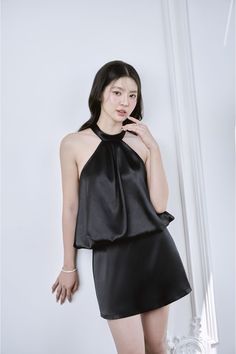 Made from premium mulberry silk, this mini jumpsuit boasts a halter neckline and backless design for a sophisticated and exclusive look. Perfect for any occasion, this jumpsuit will elevate your style and leave a lasting impression. Mini Jumpsuit, Mean Blvd, Backless Design, Halter Neckline, Mulberry Silk, Online Fashion, Latest Fashion Trends, Latest Fashion, Vietnam