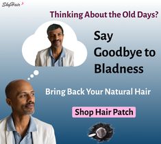 Are you suffering from hair loss or bald patches? Hair patches are the easiest and quickest solution to get back your attractive personality. Shop Now>> https://www.skyhairindia.com/products/men-hair-patch/ #hair #hairpatch #hairstyle #style #menhairpatch #hairpatchonline Attractive Personality, Bald Patches, Men Hair, Premium Brand, The Old Days, A Good Man