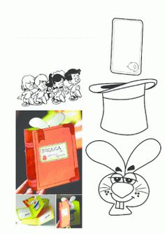 an activity sheet for children to learn how to draw cartoon characters