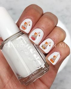 Nail Decals Fall Gnome nail art Autumn Gnome Nail Art Etsy Gnome Nail Designs, Nail Art Pumpkin, Gnome Nails, Nail Art Thanksgiving, Nail Art Autumn, Owl Nails, Pumpkin Nail, Thanksgiving Gnome, Pumpkin Nail Art