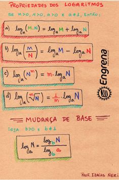 a piece of paper with some writing on it that has different types of numbers and symbols