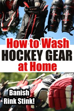 how to wash hockey gear at home by banish rink stink and other tricks