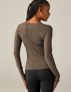 The lightweight long sleeve active shirt that wears like a second skin layered over your favorite active sets. Made for every kind of movement: running, walking, hiking, biking, you get the idea. So incredibly comfortable, you might forget you're even wearing it - if it weren't for how great the extra coverage this long sleeve workout top feels. Offered in solid colors to pair back to our POWERBEYOND™ collection of tanks, bras, shorts and leggings. Crew neckline Contouring princess seams Back yoke and center back seam Sleeve inseam panels Horizontal thumbholes Slim fit Classic length Uniquely created to flatter every shape Every style we produce is wear-tested on our in-house team to ensure the best fit in every size Shorts And Leggings, Active Sets, Long Sleeve Workout Top, Toddler Leggings, Long Sleeve Workout, Bra Dress, Princess Seams, Leggings Kids, Maternity Shops