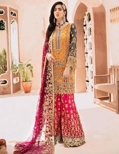 Indian salwar kameez for women designer inspired Pakistani | Etsy Latest Pakistani Dresses, Wedding Dresses Pakistani, Mehndi Dress, Pakistani Formal Dresses, Pakistani Dresses Online, Pakistani Wedding Dress, Chiffon Collection, Pakistani Bridal Dresses, Party Kleidung