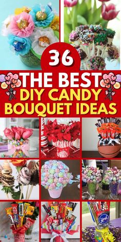 the best diy candy bouquet ideas