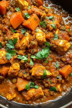 This Chicken Sweet Potato and Lentil Curry is a flavorful, nutritious, and easy-to-make dish that combines tender chicken, sweet potatoes, and creamy coconut milk with aromatic spices. Perfect for weeknights or meal prep, this one-pot recipe is ready in under 45 minutes and serves 4.