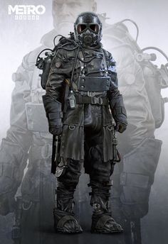 ArtStation - Metro Exodus - Colonel Miller suits, Vlad Tkach Metro Last Light, Arte Zombie, Post Apocalyptic Costume, Mad Max