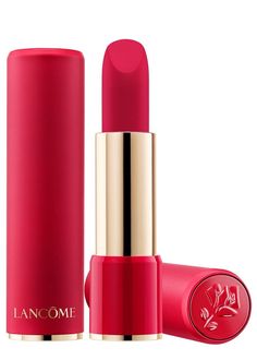 LANCÔME L'Absolu Rouge Drama Matte Lipstick - 388 Rose Lancome #помада #отте�нки #красота #новинки #тренды Lancome Lipstick, Lancome Absolue, Rouge Lipstick, Ruby Woo, Smoky Eyes, Moisturizing Lipstick, Lipstick Swatches, Benefit Cosmetics