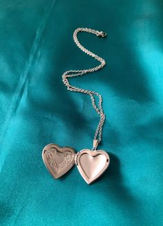 Silver color heart locket necklace in stainless steel Color Heart, Heart Locket Necklace, Dream Gift, Stainless Steel Pendant, Heart Locket, Gift List, Colorful Heart, Locket Necklace, Locket