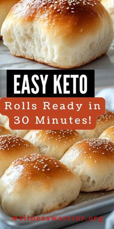 easy keto rolls ready in 30 minutes are the perfect way to start your day