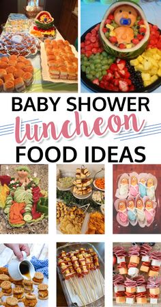 baby shower luncheon food ideas for the little ones to eat and have fun with