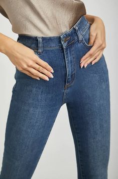 Show off your shape. The Larchmont is a high-waisted skinny with a zipper fly and a raw hem. This classic indigo wash has comfort that moves with you. Go ahead, wear them every day.81% Cotton | 11% Lyocell (Tencel™) | 6% Polyelastain | 2% Elastane.Recommend ordering true to size. Inseam Length: 28” (Measured from Size 27)Front Rise Length: 10 1/2”Leg Opening: 10” Model’s Measurements: Height 5’9”, Bust 32”, Waist 24”, Hips 34”2ndModel is wearing size 27. Machine Wash Cold With Like Colors. Non-C Favorite Boots, Lifestyle Shop, Go Ahead, Denim Pant, Boutique Dresses, Favorite Jeans, Sweater Shirt, Inside Out, Every Day