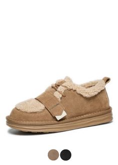 Expertly crafted with cow suede upper material, Fray winter sneakers by USS Shoes offer a round toe and round heel design. With faux fur fashion elements, they keep you warm in Winter/Autumn. The elastic band closure ensures a perfect fit for all occasions. Available in Black, Khaki, and Camel. Affordable Shoes, Trendy Streetwear